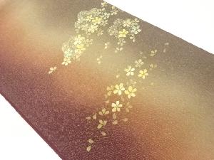 金彩桜模様袋帯